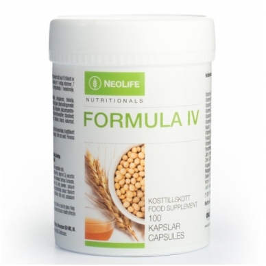 Formula IV - "NeoLife" polivitaminų/mineralų mitybos papildas (100 kapsulių)