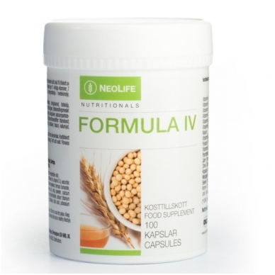 Formula IV - "NeoLife" polivitaminų/mineralų mitybos papildas (100 kapsulių)