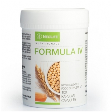 Formula IV - "NeoLife" polivitaminų/mineralų mitybos papildas (100 kapsulių)