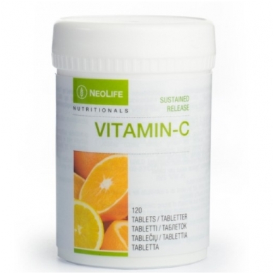 Sustained Release Vitamin-C - "NeoLife" mitybos papildas (120 tablečių)