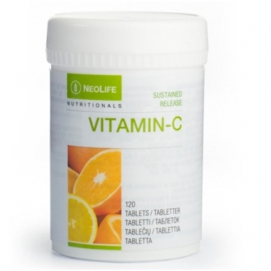 Sustained Release Vitamin-C - "NeoLife" mitybos papildas (120 tablečių)